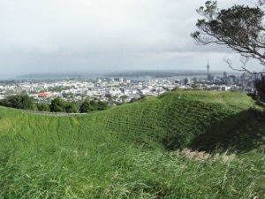 You can see Auckland well from Mount Eden
